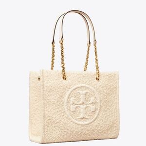 Tory Burch Ella Boucle chain tote. NWT